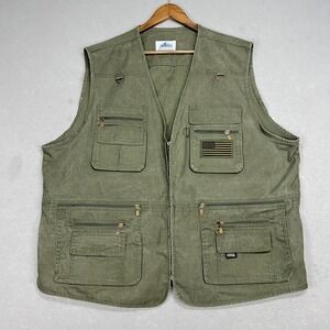 Blue Stone Safety Products NRA Tactical Vest Men's 5XL Conceal Carry Olive Green